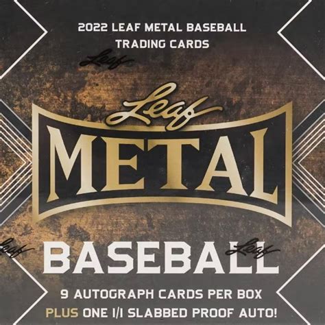 leaf metal baseball hobby box|leaf jumbo hobby box.